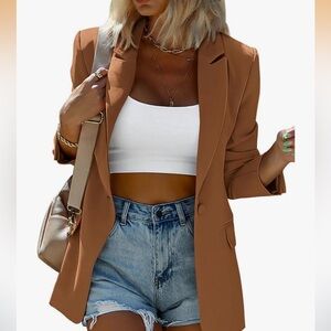Stylish Women's Brown Blazer